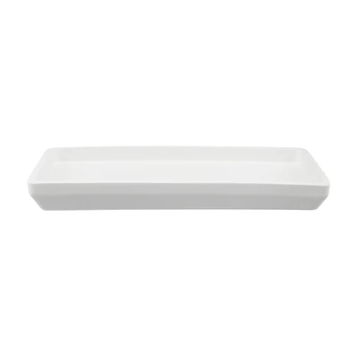Resin Trinket Tray, White