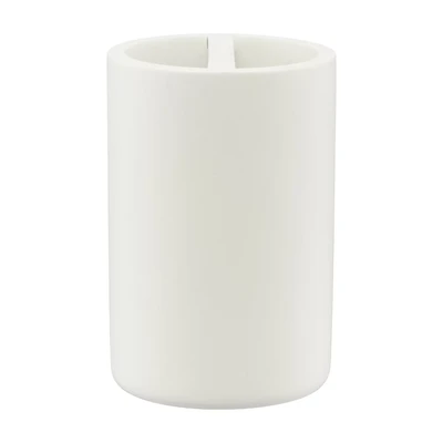 Resin Toothbrush Holder, White