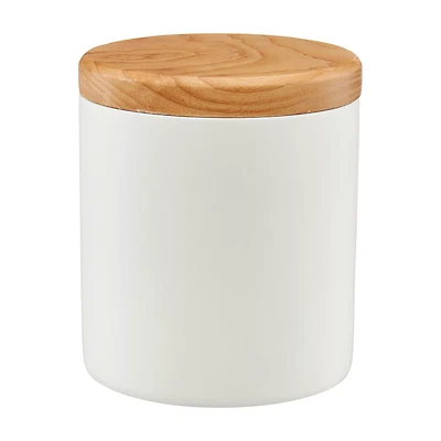 Resin Container with Lid, White, Regular/Large