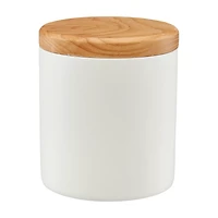 Resin Container with Lid, White, Regular/Large