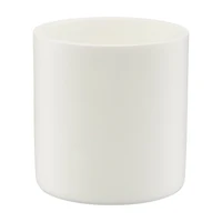 Resin Container with Lid, White, Small