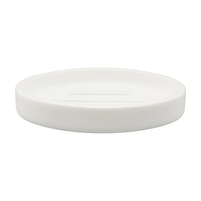 Resin Bar Soap Dish, White