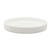 Resin Bar Soap Dish, White
