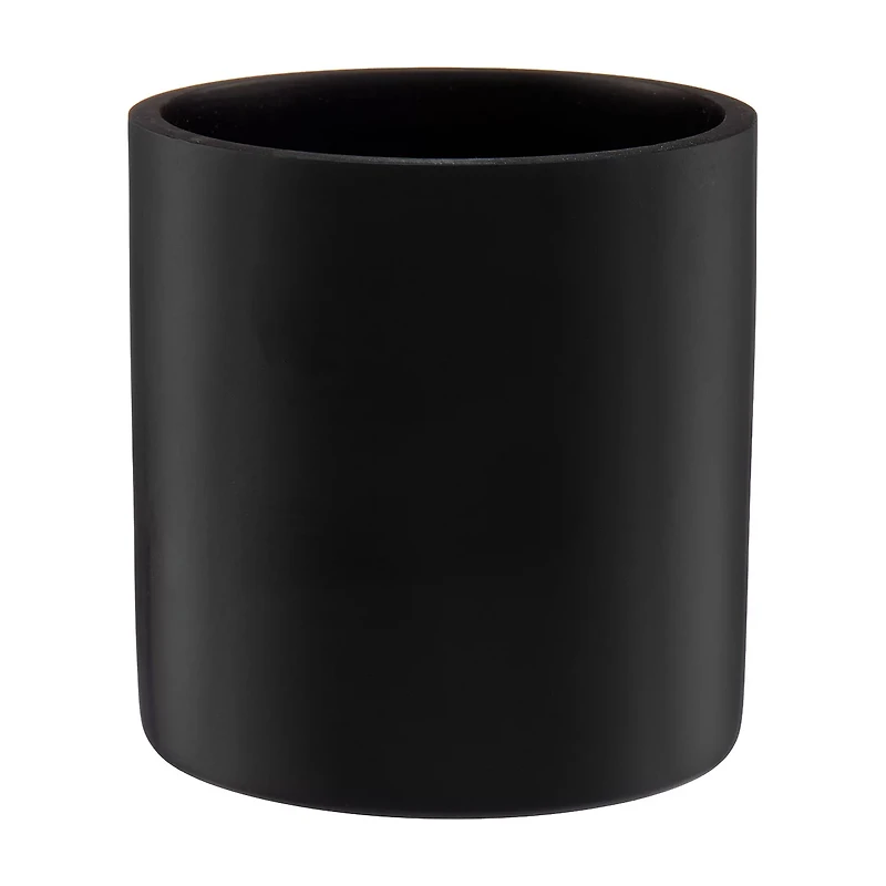 Resin Container with Lid, Black, Regular/Large