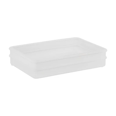 Glass Bar Soap Dish, White