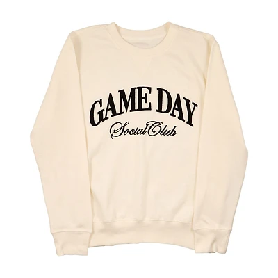 Game Day Social Club Sweatshirt, Large