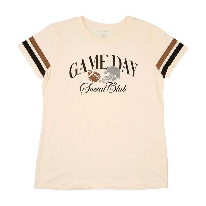 Game Day Social Club Crew T-Shirt, Medium