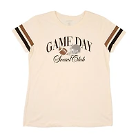 Game Day Social Club Crew T-Shirt, Large