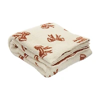 No Comment Bow Blanket, 50 in x 60 in