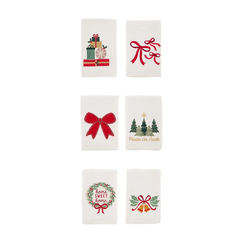 Christmas Hand Towels, 2 pk, Assorted