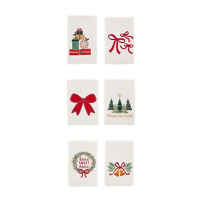 Christmas Hand Towels, 2 pk, Assorted