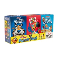Kellogg's 100-Piece Puzzle Pack Set, 3 ct