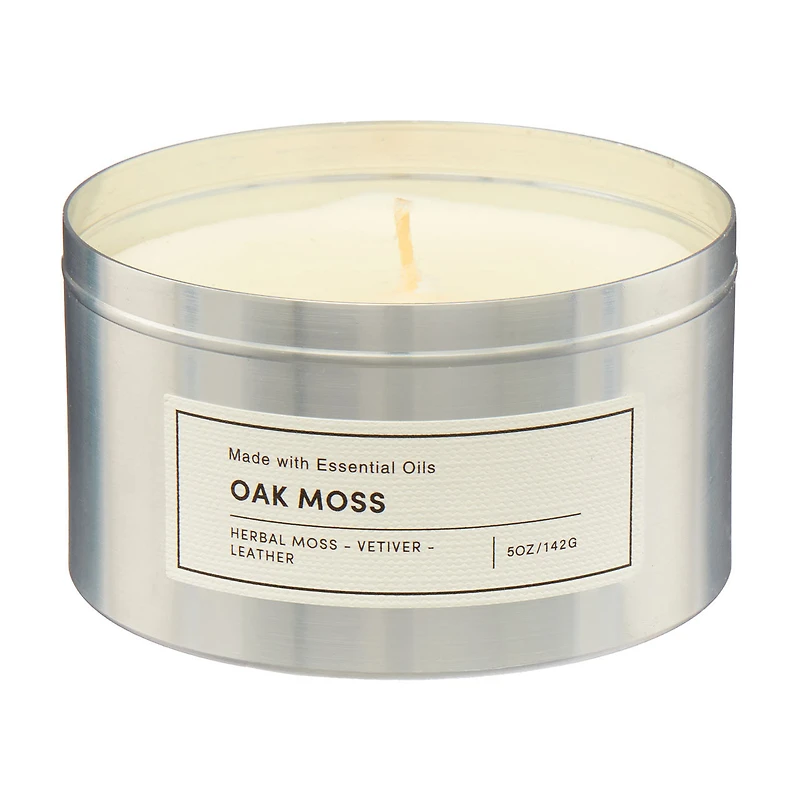 Scented Candle, Oak Moss, 5 oz
