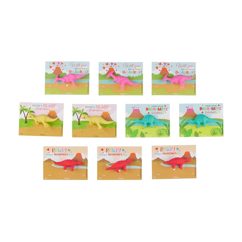 Valentine’s Day Exchange Card Set with Novelty Toy, 1 Set, Assorted