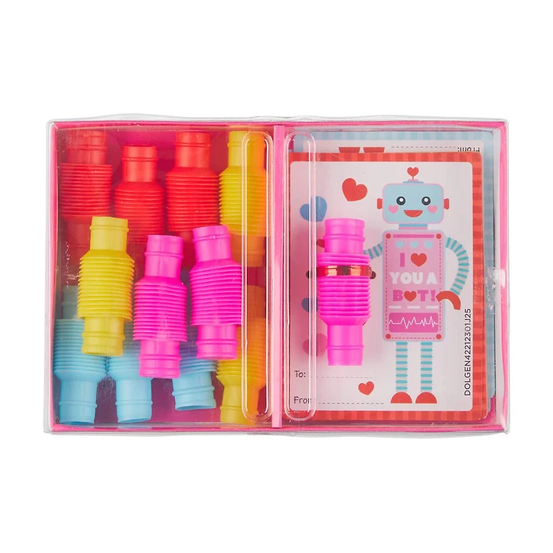 Valentine’s Day Exchange Card Set with Novelty Toy, 1 Set, Assorted