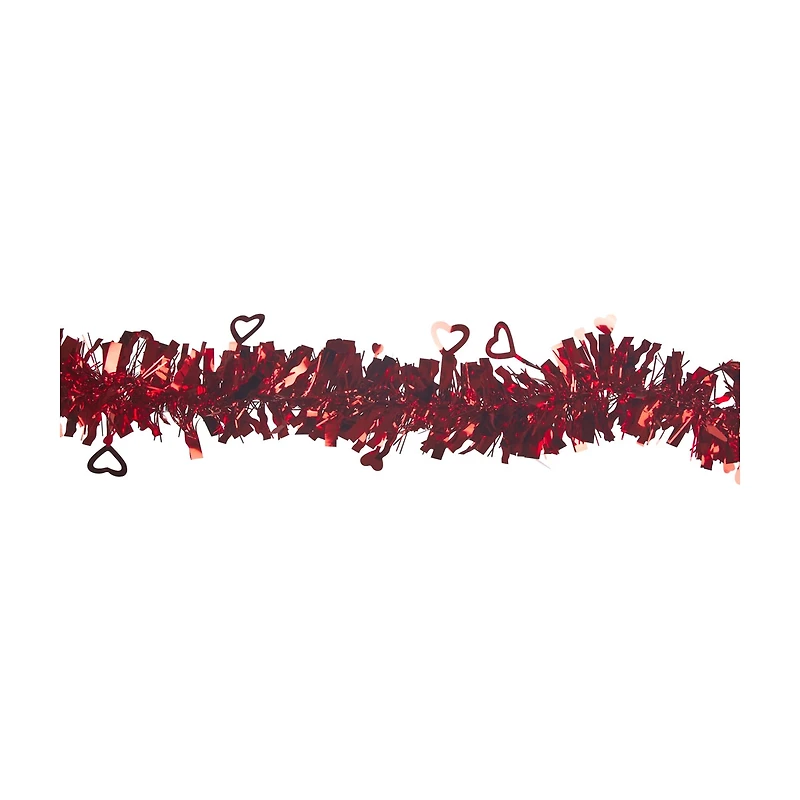 Happy Valentine's Day Tinsel Garland, 9 ft, Assorted