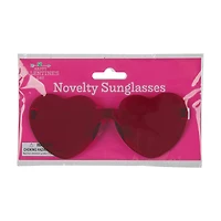 Happy Valentine's Day Heart Shaped Novelty Sunglasses, Assorted
