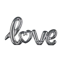 Valentine's Day Tabletop Metallic 'Love' Runner, Assorted