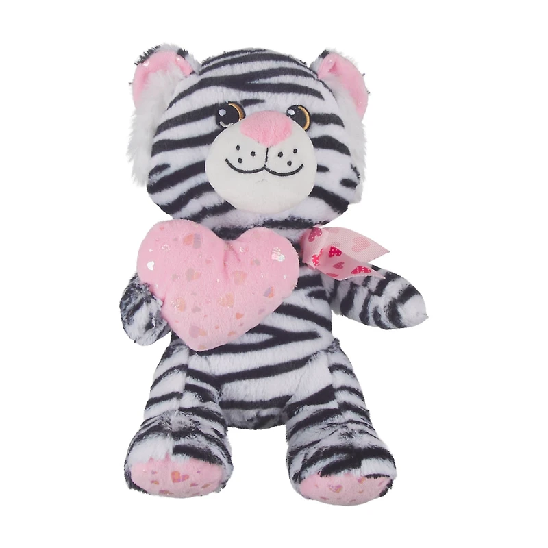Valentine's Day Stuffed Animal Toy with Heart, Medium, Assorted