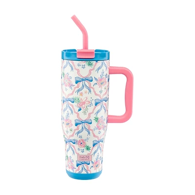 Simply Belle Lily Bow Tumbler, 40 oz