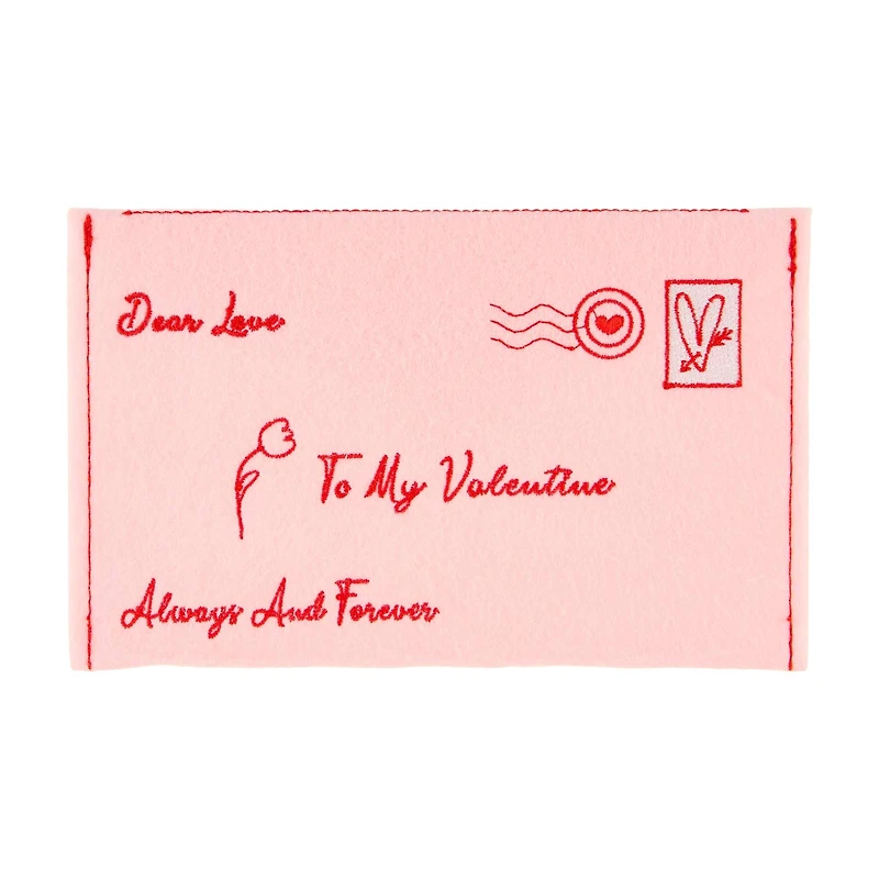 Valentine's Day Felt Envelope, 7 in, Assorted