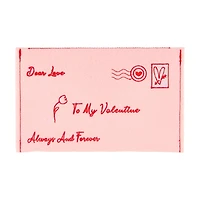 Valentine's Day Felt Envelope, Pink, 7 in