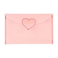 Valentine's Day Felt Envelope, Pink, 7 in