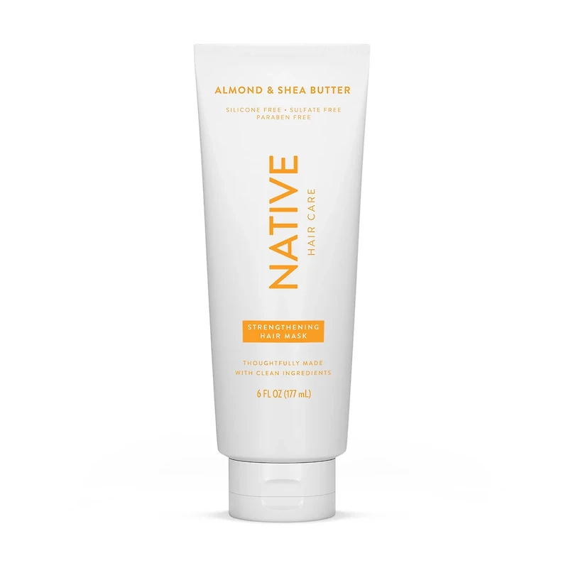 Native Almond & Shea Butter Strengthening Hair Mask, 6 fl oz