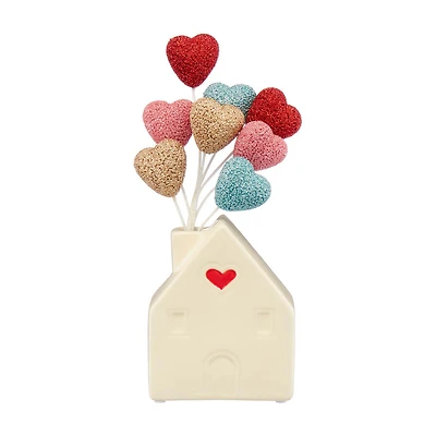 Valentine's Day Ceramic House Decor, 10 in