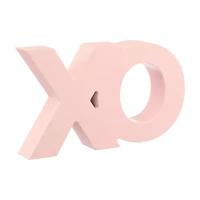 Valentine's Day XO Wood Decor, 8 in