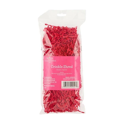 Valentine's Day Crinkle Shred, Assorted, 1.5 oz