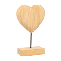 Valentine's Day Wood Heart Stand, 8 in