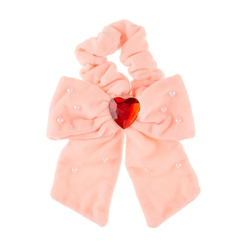 Valentine's Day Velvet Bow Hairtie, Assorted