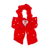 Valentine's Day Velvet Bow Hairtie, Red