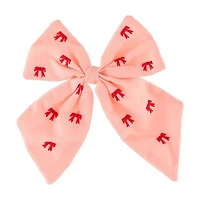 Valentine's Day Velvet Bow Hairclip, Assorted