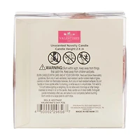 Unscented Red “XOXO” Heart-Shaped Candle, 3.1 oz