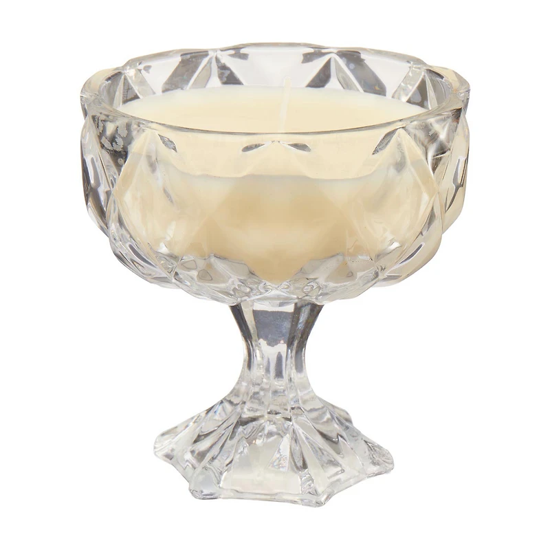 Valentine's Day Dessert Glass Candle, Clear, 6 oz