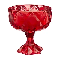 Valentine's Day Dessert Glass Candle, Red, 6 oz
