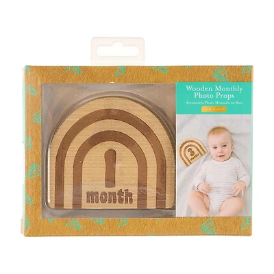 Kate & Milo Rainbow Wooden Monthly Photo Props