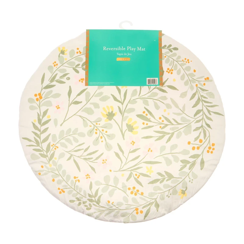 Kate and Milo Flowers and Plants Reversible Play Mat