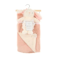 Modern Baby Reversible Blanket & Bunny