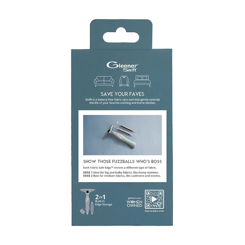 Gleener Swift™ 2-in-1 Fabric Shaver