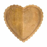 Valentine's Day Wood Heart Plate