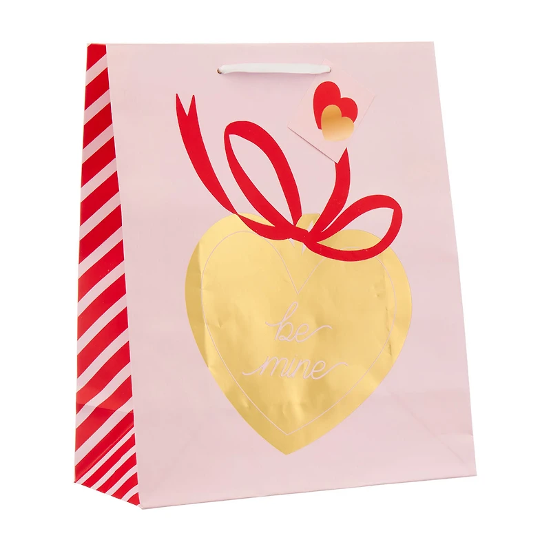 Valentine's Day Be Mine Large Gift Bag, Assorted