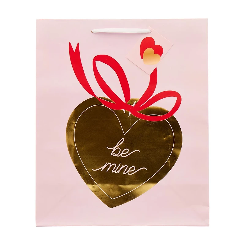Valentine's Day Be Mine Large Gift Bag, Assorted