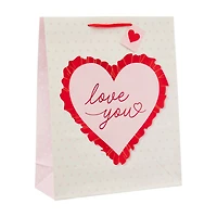 Valentine's Day Love You Heart Extra Large Gift Bag