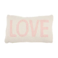 "Love" Pillow, 12 in x 20 in