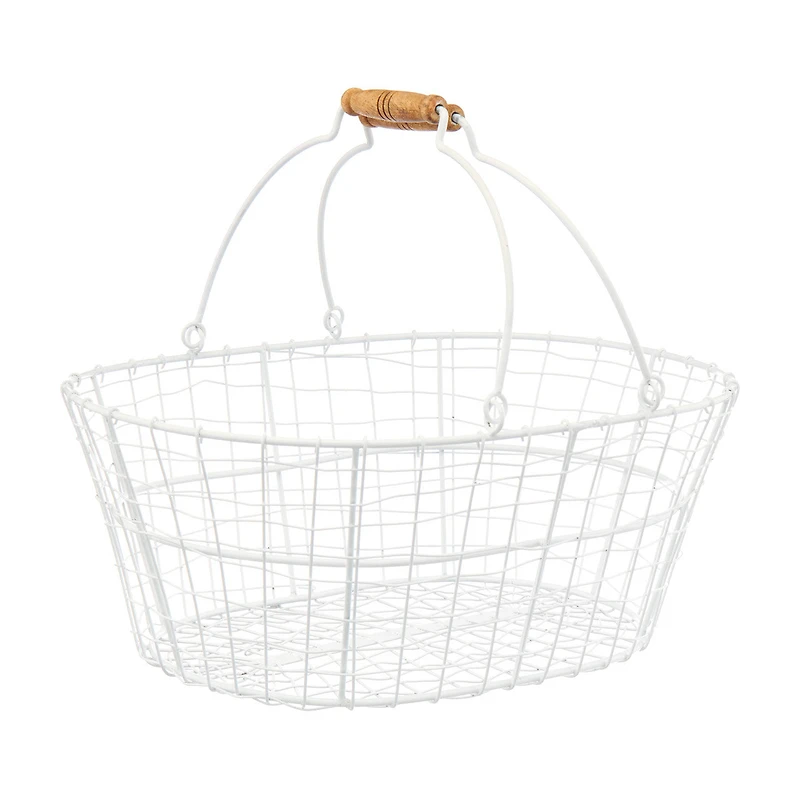 Wire Basket with Handles, Medium