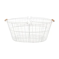 Wire Basket with Handles, Large