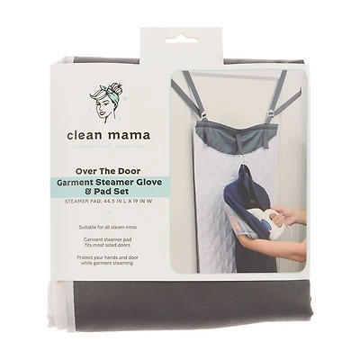Clean Mama Over The Door Garment Steamer Glove & Pad Set